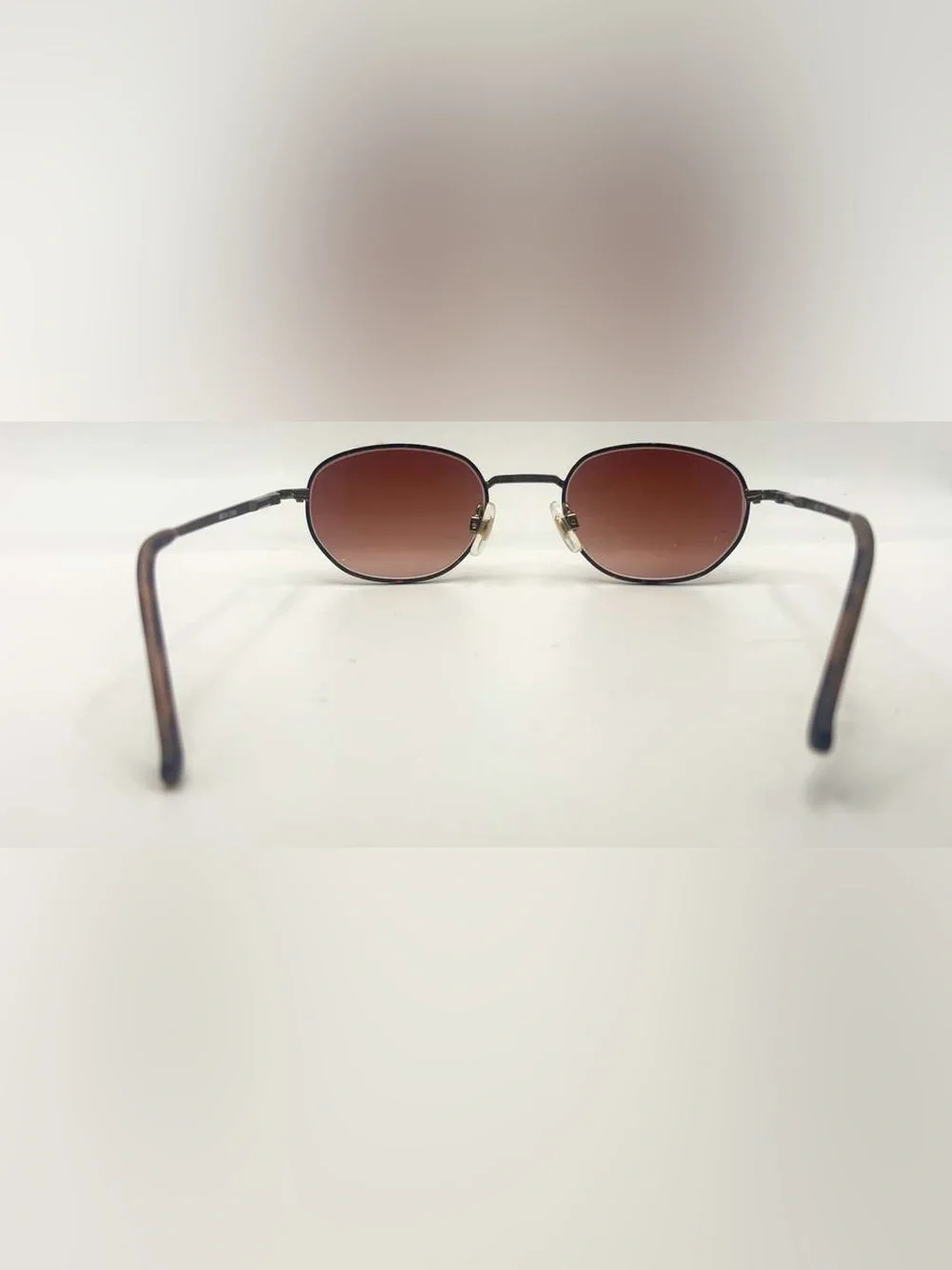 Purple Bronze Oval Sunglasses Frames Only